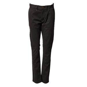 Sun68 Cotton Stretch Straight Mid Waist Trouser Pants Men Brown Bottoms